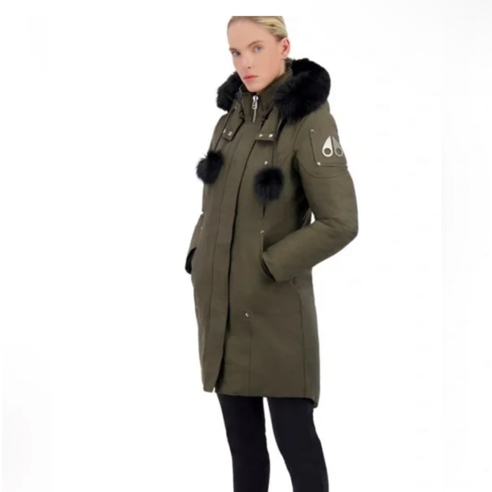 Moose Knuckles Olive Jacket with Black Fur Hood ❤️‍🔥❤️‍🔥❤️‍🔥❤️‍🔥
